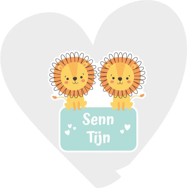 Tweeling leeuwtjes