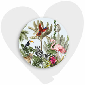 Muurcirkel Jungledieren mix